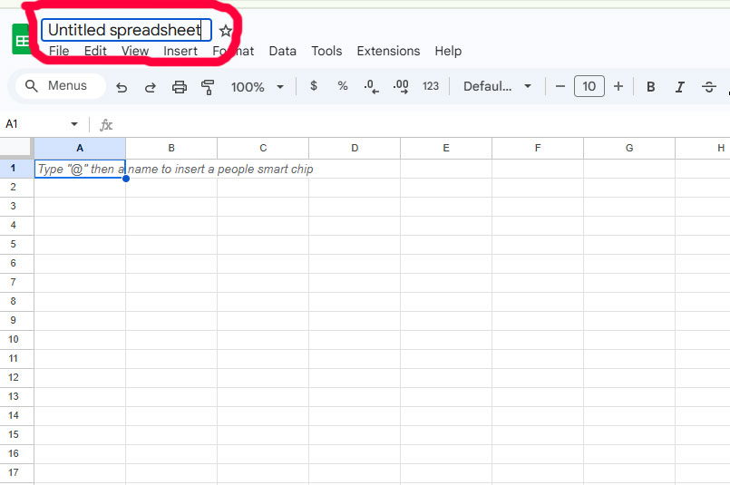 Rename Google Spreadsheet